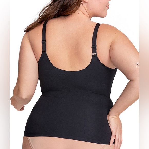 EUC Honeylove Black Shapewear Tank Lift wear Cami Top Rare Large - Picture 6 of 8